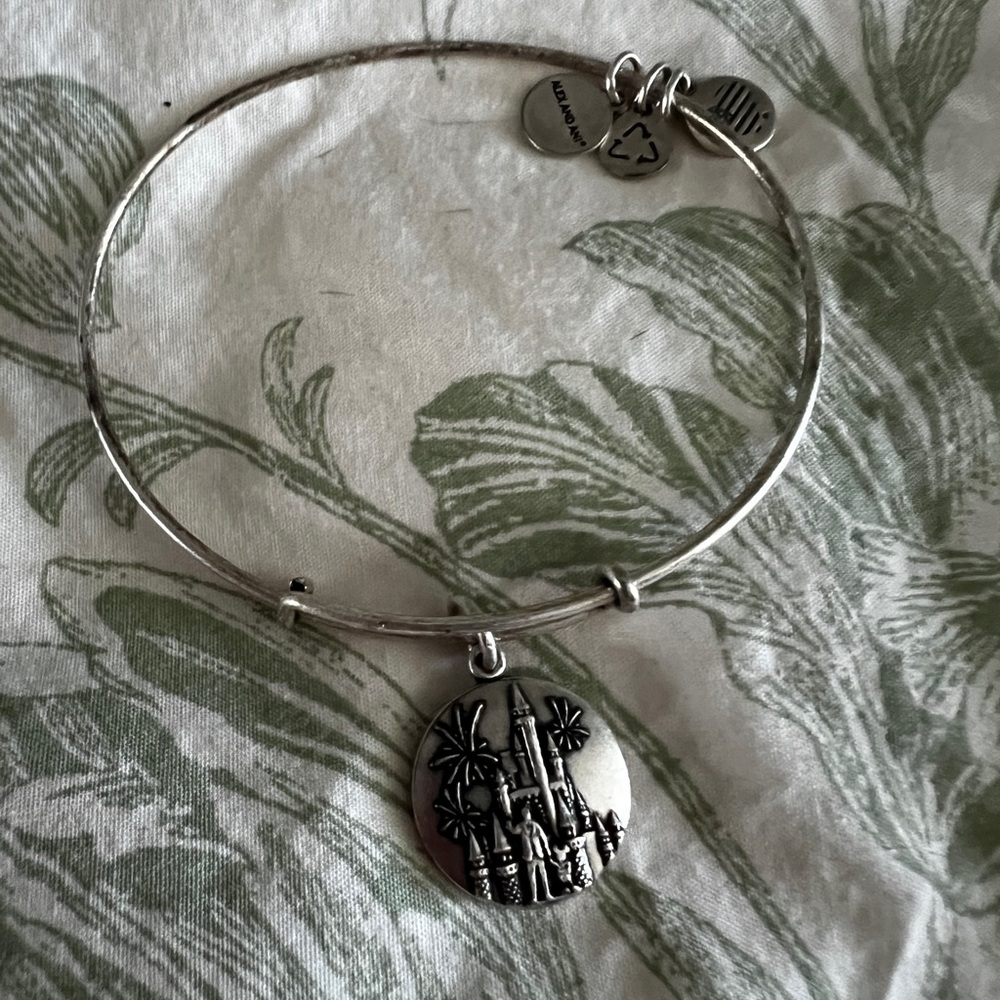 Alex and Ani Walt Disney World Silver Charm Bangle